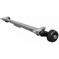 Knott gebremste Achse 1350 kg, 1750 mm Lochabstand für Pritschenanhänger
