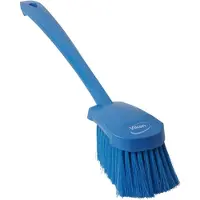 Vikan 4181-3 Emaillepinsel, langer Griff blau, weiche Fasern, 415 mm