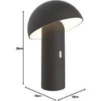 Lumisky Tod Black, Schwarz, LED, 280 mm, 1 Stück(e)