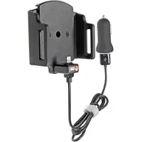 Brodit Universal Telefonhalterung Auto 62 - 77 mm Armaturenbrett mit Lightning-Ladegerät Handyhalterung