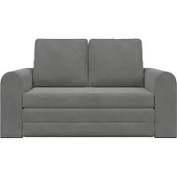 vidaXL Schlafsofa Dunkelgrau 148 x 71 x 83 cm Samt