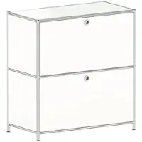 Viasit Sideboard »System 4« - 2 geschlossene Fächer (hoch) weiß, 77.9x40.4 cm