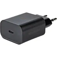 Nedis Netzladegerät - PD3.0 27W / PD3.0 30W / QC3.0 - 1.5 / 2.0 / 2.5 / 3.0 A - Anzahl der Ausgänge: 1 - USB-C - Automatische Spannungswahl - Schwarz