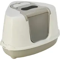 Moderna Flip Cat Corner Katzentoilette 56x45x39 Cm Durchsichtig Durchsichtig One Size