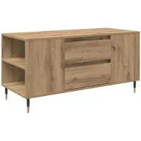 vidaXL Couchtisch Artisan-Eiche 102 x 44,5 x 50 cm Holzwerkstoff