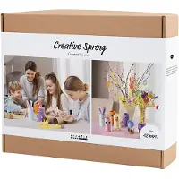 Creativ Company Bastelset Mega Kreativbox Frühlingsfarben Dekoration