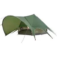 vidaXL Teepee Zelt für 9 Personen 9 Personen Grün und Grau