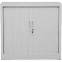 Proregal Rollladenschrank Weasel 2 Ordernhöhen HxBxT 75 x 80 x 46 cm Grau