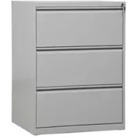 Proregal Hängeregistraturschrank 3 Schubladen Mare HxBxT 101 x 76 x 62 cm Grau