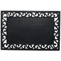 Jet-Line Relief Gummi Fussmatte SVETLANA 40x60 cm schwarz