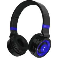 Techmade TM-046-BL, Verkabelt & Kabellos, Musik, 20 - 20000 Hz, Kopfhörer, Schwarz, Blau