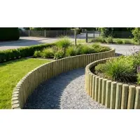 Meingartenversand.de Rundholz ø 8 x 250 cm – Baumstütze aus Kiefer, druckimprägniert – runder Baumpfahl – Rundpfosten für Garten & Grundstück