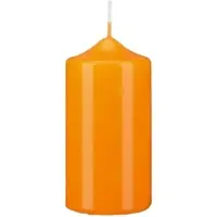 Kopschitz Kerzen Spitzkopf Stumpen Kerzen Mandarin Orange 30 x Ø 8 cm, 6 Stück