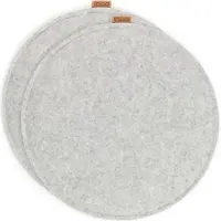 Miqio 2 er Set Sitzkissen 2 Sitzauflage mit Antirutschnoppen Ø 35 cm
