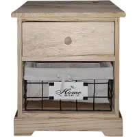 HTI Kommode Melia mit Schublade und Korb Artisaneiche
