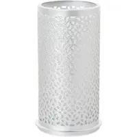 Duni Kerzenhalter aus Metall, 140x75 mm, silber - Elegantes Design | Packung (1 Stück)