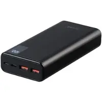 Autre USB-Powerbank, 20.000 mAh, USB-C PD, Display, Metall, QC3.0, 3 A, 20 W