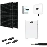 Huawei 6 kWp PV Anlage mit Speicher Komplettpaket, Wechselrichter 6 KTL, Batteriespeicher 10 kWh, Trina Solar Modul 450Wp
