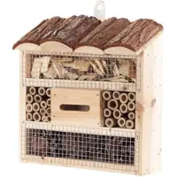 ROYAL GARDINEER Insektenhotel "Marie", Nisthilfe für Nützlinge, 20 x 20 x 7 cm