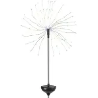 Lunartec Garten-Solar-Lichtdeko mit Feuerwerk-Effekt, 120 bunte LEDs, IP44