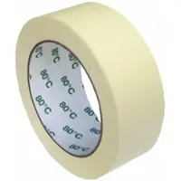 VEPATIM 6x Kreppband Kreppklebeband Montageband PLUS bis 80° C beige 38mm x 50m