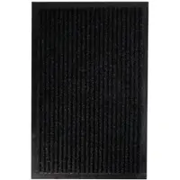 Mojawo Türmatte Fußmatte Schmutzfangmatte Eingangsmatte Sauberlaufmatte Fußabtreter 80x120cm Schwarz Rutschfest