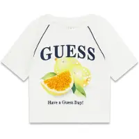 GUESS T-Shirt J6GI08 K8HM4 Weiß Regular Fit