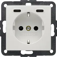 Berker Steckdose SCHUKO/USB CC 20W PD S.1