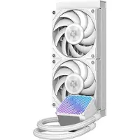 ID-Cooling CPU Water Cooler - DX240 MAX WHITE (35.2dB max. 144,41 m3/h 2x12cm, fehér)