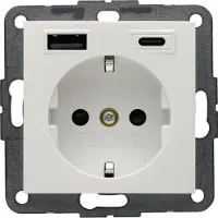 Berker Steckdose SCHUKO/USB AC 20W PD S.1 pwg