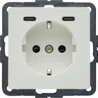 Hager Steckdose SCHUKO/USB CC 20W PD Q.x