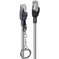 Lindy Patchkabel Cat.6A S/FTP grau 20m verriegelbar