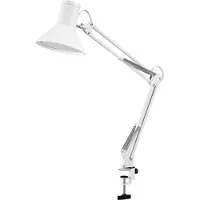Osram LED Schreibtischlampe Office Line Desk Retro Clip, dimmbar, weiß / opal, für Arbeitszimmer / Büro, Metall, LED Tischlampe