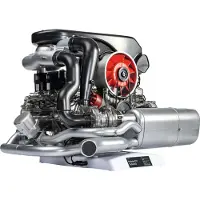Franzis Porsche 911 Turbomotor Bausatz TURBOMOTOR 4019631672506