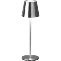 FHL Easy! FHL Viletto LED Tischleuchte 2W dimmbar Akku warmweiss nickelfarben 850588