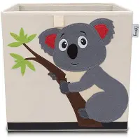 Lifeney Aufbewahrungsbox Koala hell, 33 x 33 x 33 cm | Gr.: onesize