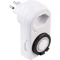 Revolt CH: Mechanischer 24-Std.-Timer für Steckdose Typ J, bis 2.300 Watt