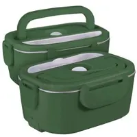 Rosenstein & Söhne 2er-Set elektrische Lunchboxen für warmes Essen, 1,5l, 80W, 230/24/12V