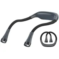 Lunartec LED-Akku-Leseleuchte zum Umhängen, 4 W, 3 Weiß-Stufen, 13,5 Std.