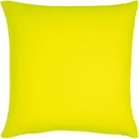 PAD Dekokissen "Fashion", gelb, unifarben, B:50cm L:50cm, Polyester, Dekokissen_Sitzkissen_Kissenhüllen, Dekokissen, aus einer italienischen Fashionweberei