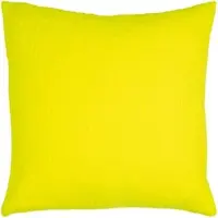 PAD Dekokissen "Fashion", gelb, unifarben, B:60cm L:60cm, Polyester, Dekokissen_Sitzkissen_Kissenhüllen, Dekokissen, aus einer italienischen Fashionweberei
