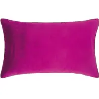 PAD Dekokissen "Elegance", pink (lila, unifarben), B:25cm H:2cm L:50cm, Polyester, Dekokissen_Sitzkissen_Kissenhüllen, Dekokissen, Design als Basic, aus Samt, elegante Optik