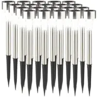 Pearl 20er-Set Mini-Solar-LED-Wegeleuchten mit Dämmerungssensor, IP44