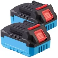 AGT 2er-Set Li-Ion-Akkus für 18-V-Schneefräse HSB-200, 4.000 mAh / 72 Wh