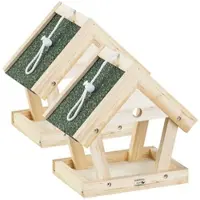 ROYAL GARDINEER 2er-Set Vogel-Futterhaus-Bausätze aus Echtholz, zum Aufhängen