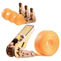 AGT 4er-Set 6-m-Spanngurte, Ratschen, 800 kg, DIN EN 12195-2-zertifiziert