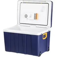 Xcase Thermoelektrische XXL-Trolley-Kühl- & Wärmebox, 12/24 & 230V, 50 Liter