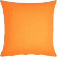 PAD Dekokissen "Fashion", orange, unifarben, B:60cm L:60cm, Polyester, Dekokissen_Sitzkissen_Kissenhüllen, Dekokissen, aus einer italienischen Fashionweberei