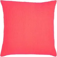 PAD Dekokissen "Fashion", pink, unifarben, B:50cm L:50cm, Polyester, Dekokissen_Sitzkissen_Kissenhüllen, Dekokissen, aus einer italienischen Fashionweberei