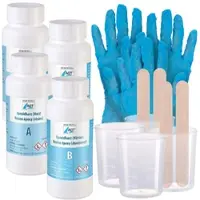 AGT 2er-Set Epoxidharz, transparent, 500 ml, inkl. Zubehör